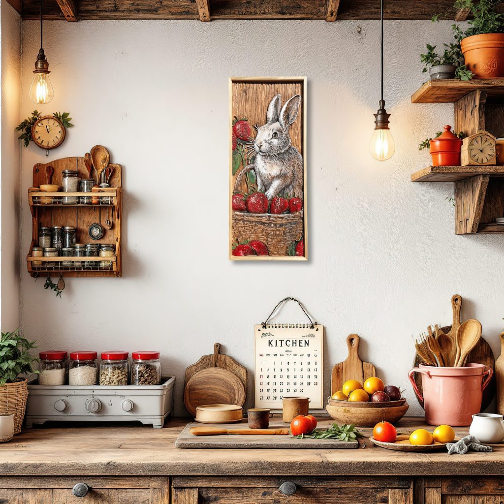 Un mur blanc de cuisine (1)